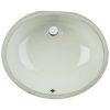 VANITY BISQUE OVAL PORCELAIN 1714 - Image 2