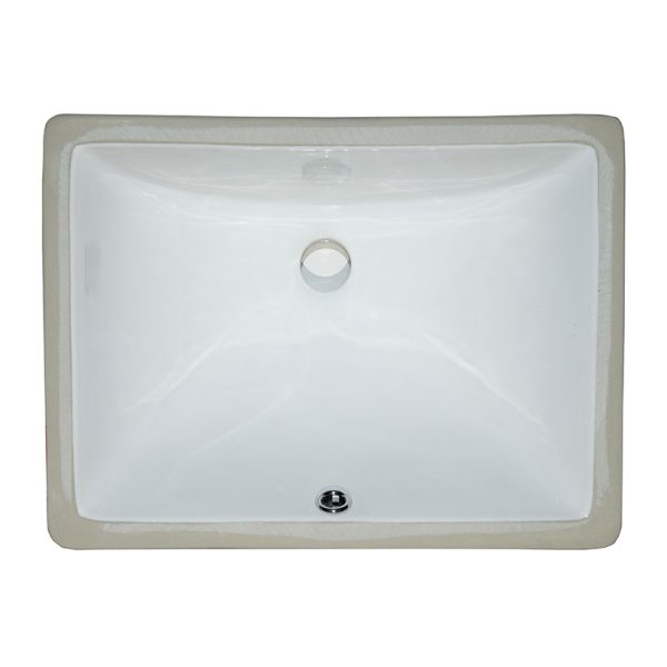 WHITE PORCELAIN SINK 18X13 - Image 2