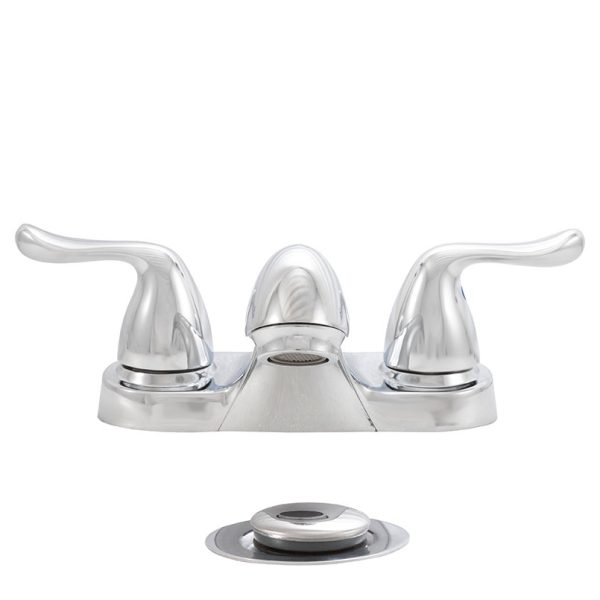 2 HANDLE BATHROOM FAUCET - 405 CHROME - Image 2