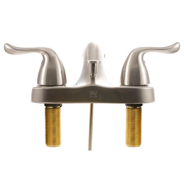 2 HANDLE BATHROOM FAUCET - 405 BRUSHED NICKEL - Image 3