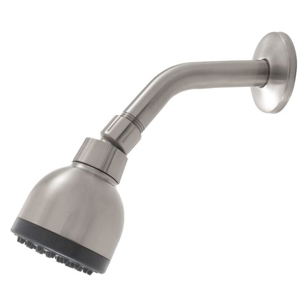 1 HANDLE SHOWER/TUB FAUCET WITH VALVE- 607 BRUSH NICKEL - Image 3