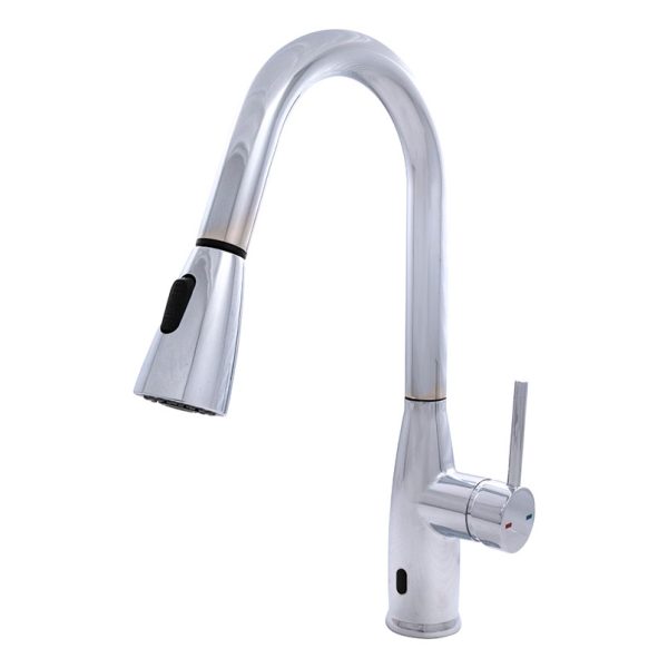 TOUCH-LESS INFRARED SENSOR KITCHEN FAUCET - 812 CHROME - Image 4