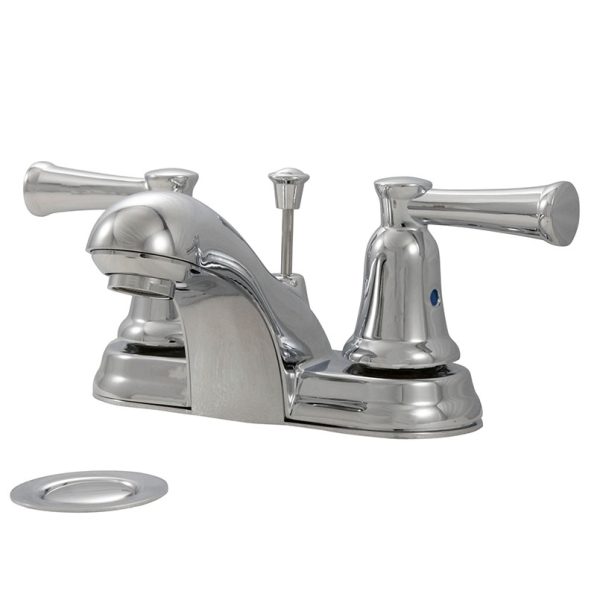 2 HANDLE BATHROOM FAUCET - 410 CHROME - Image 4