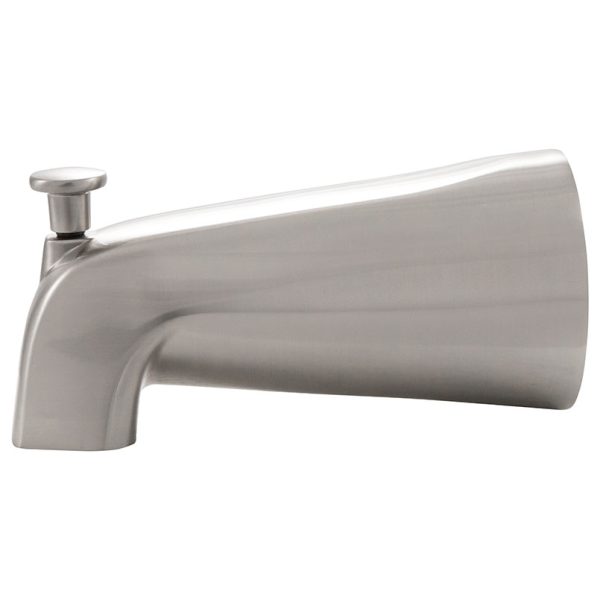 1 HANDLE SHOWER/TUB FAUCET WITH VALVE- 607 BRUSH NICKEL - Image 7